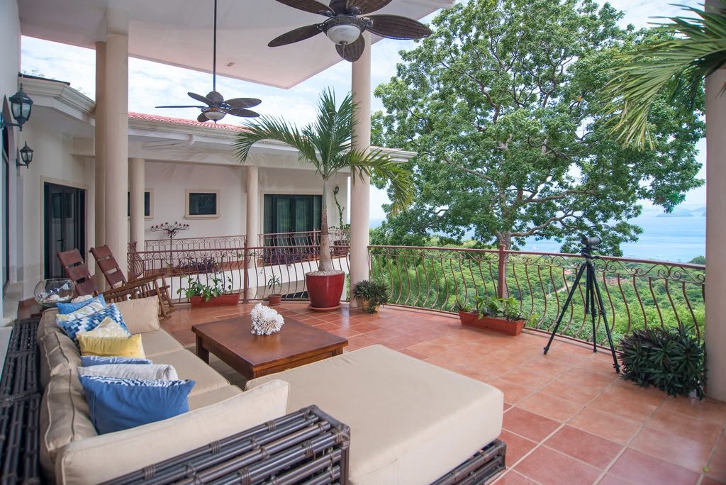 Resort terrace view